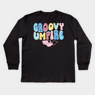 Groovy Umpire Kids Long Sleeve T-Shirt